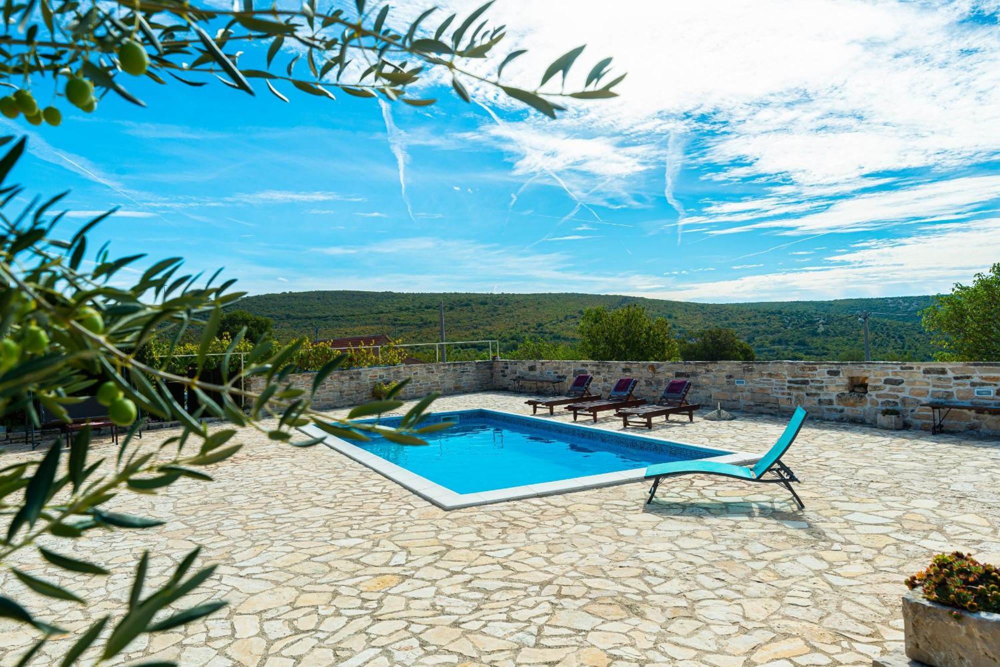 Dalmatian Country House Irena Bruska Bagian luar foto