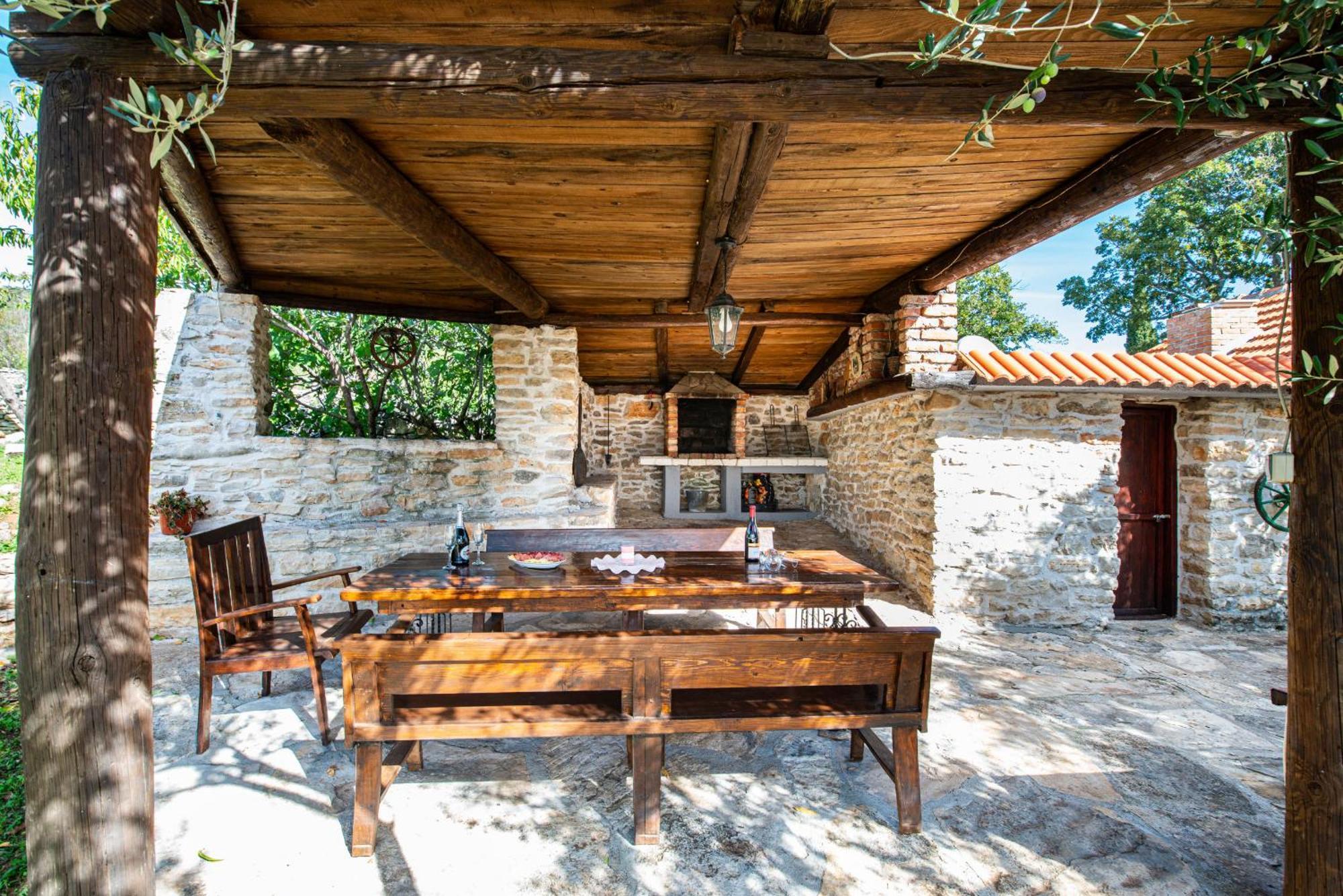 Dalmatian Country House Irena Bruska Bagian luar foto