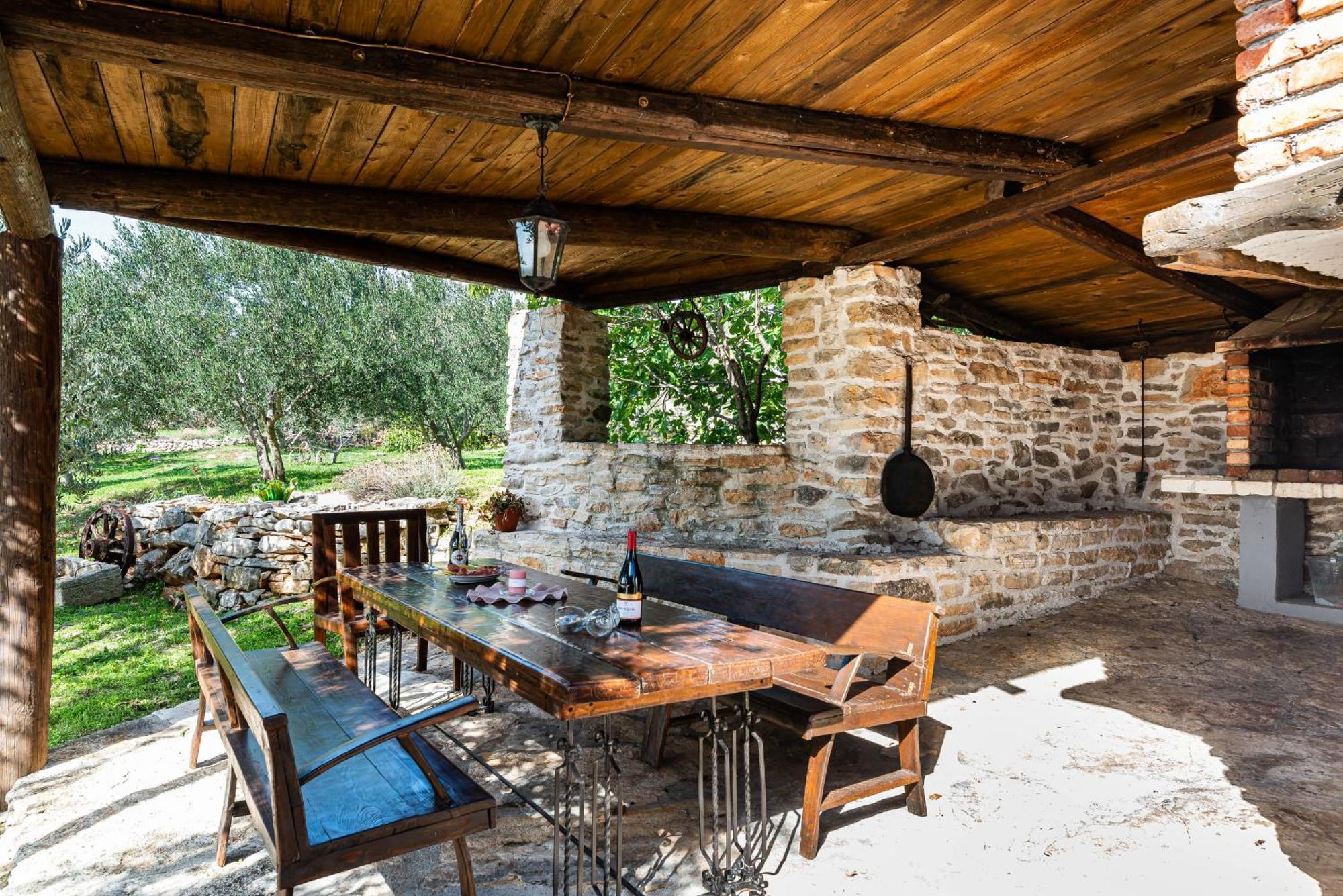 Dalmatian Country House Irena Bruska Bagian luar foto