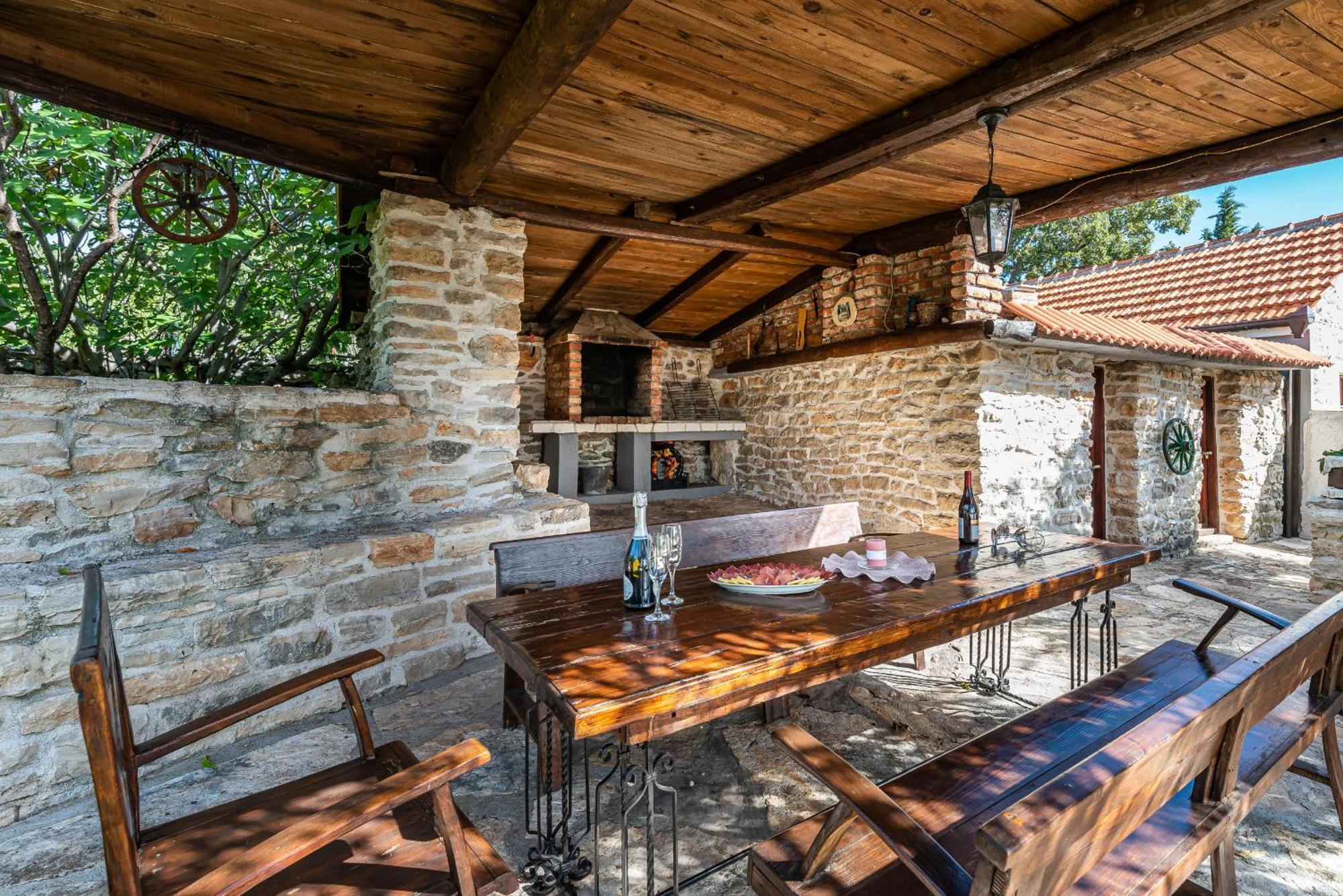 Dalmatian Country House Irena Bruska Bagian luar foto